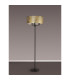 Banyan 3 Light Switched Floor Lamp With 50cm x 20cm Gold Leaf Shade Matt Black/Gold Leaf-11