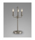 Banyan 3 Light Switched Table Lamp Without Shade E14 Polished Nickel-2