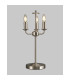 Banyan 3 Light Switched Table Lamp Without Shade E14 Satin Nickel-2