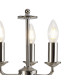 Banyan 3 Light Switched Table Lamp Without Shade E14 Polished Nickel-7