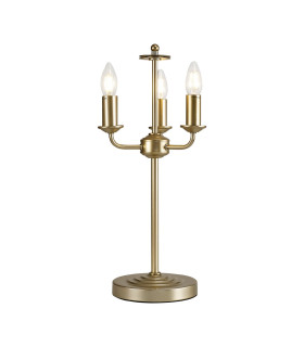 Banyan 3 Light Switched Table Lamp Without Shade E14 Champagne Gold-1