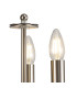 Banyan 3 Light Switched Table Lamp Without Shade E14 Satin Nickel-7