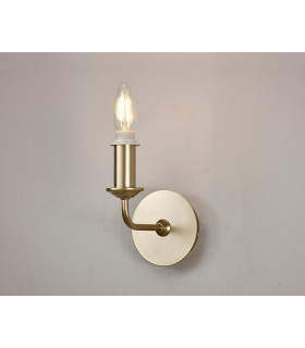 Banyan Switched Wall Lamp Without Shade E14 Champagne Gold-2