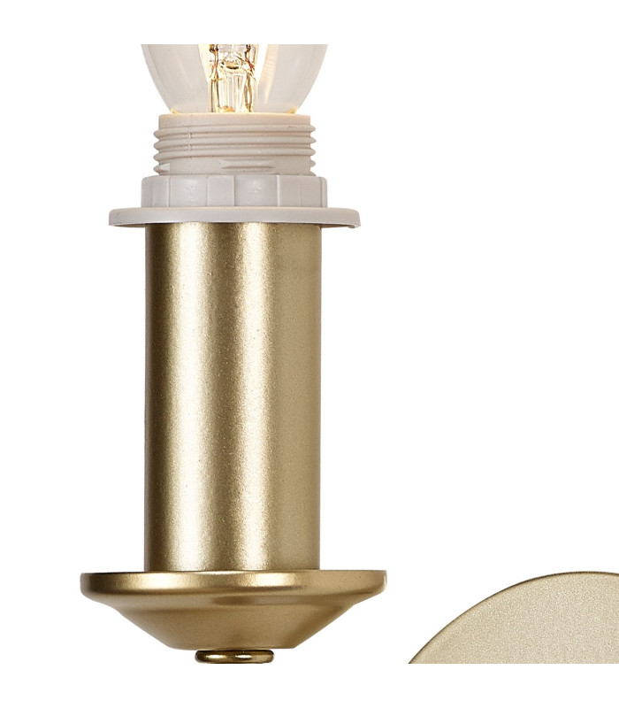 Banyan Switched Wall Lamp Without Shade E14 Champagne Gold-6