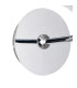 Banyan Switched Wall Lamp E14 Polished Chrome With 12cm Faux Silk Shade Grey-5