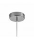 Tube Ceiling Pendant 1 Light E27 White, Clear Glass - 7