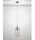 Tube Ceiling Pendant 1 Light E27 Polished Chrome, Clear Glass - 2