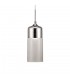 Tube Ceiling Pendant 1 Light E27 Polished Chrome, Clear Glass - 4