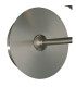 Banyan Switched Wall Lamp E14 Satin Nickel With 12cm Dual Faux Silk Shade Taupe/Halo Gold-5