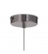 Tube Ceiling Pendant 1 Light E27 Polished Chrome, Clear Glass - 7
