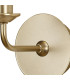 Banyan Switched Wall Lamp With 12cm x 20cm Faux Silk Fabric Shade Champagne Gold/Ivory Pearl-6