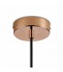Tube Ceiling Pendant 1 Light E27 Bronze, Clear Glass - 7