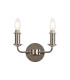 Banyan 2 Light Switched Wall Lamp Without Shade E14 Polished Nickel-1
