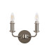 Banyan 2 Light Switched Wall Lamp Without Shade E14 Polished Nickel-2