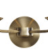 Banyan 2 Light Switched Wall Lamp Without Shade E14 Antique Brass-4