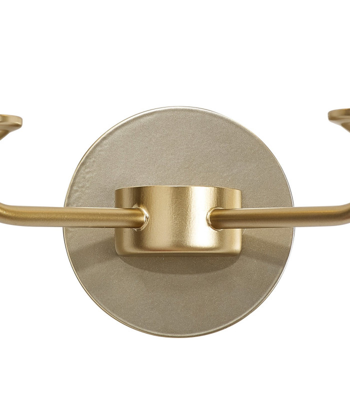 Banyan 2 Light Switched Wall Lamp Without Shade E14 Champagne Gold-4