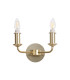 Banyan 2 Light Switched Wall Lamp Without Shade E14 Satin Nickel-8