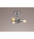 Baymont 24cm Polished Chrome 3 Light E27 Universal Drop Flush  Suitable For A Vast Selection Of Shades-2