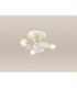 Baymont 22.5cm White 3 Light E27 Universal Flush Ceiling Fixture Suitable For A Vast Selection Of Shades-2