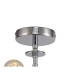 Baymont 24cm Polished Chrome 3 Light E27 Universal Drop Flush  Suitable For A Vast Selection Of Shades-8