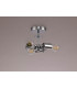Baymont 24cm Polished Chrome 3 Light E27 Universal Drop Flush  Suitable For A Vast Selection Of Shades-9