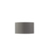 Baymont White 3 Light E27 Flush With 30cm x 17cm Faux Silk Shade Grey/White Laminate & Frosted Acrylic Diffuser-8
