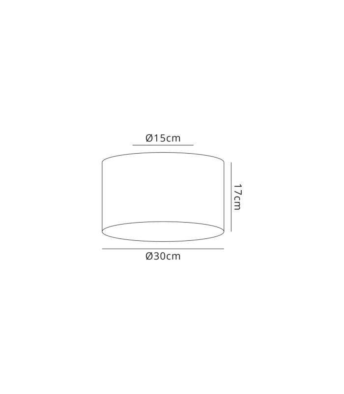 Baymont White 3 Light E27 Flush With 30cm x 17cm Gold Leaf With White Lining Shade & Frosted Acrylic Diffuser-3