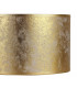 Baymont White 3 Light E27 Flush With 30cm x 17cm Gold Leaf With White Lining Shade & Frosted Acrylic Diffuser-9
