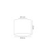 Baymont White 3 Light E27 Flush With 30cm x 25cm Faux Silk Shade Ivory Pearl/White Laminate-3