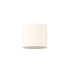 Baymont White 3 Light E27 Flush With 30cm x 25cm Faux Silk Shade Ivory Pearl/White Laminate-4
