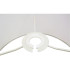 Baymont White 3 Light E27 Flush With 30cm x 25cm Faux Silk Shade Ivory Pearl/White Laminate-9