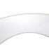 Baymont White 3 Light E27 Flush With 30cm x 25cm Faux Silk Shade Ivory Pearl/White Laminate-10