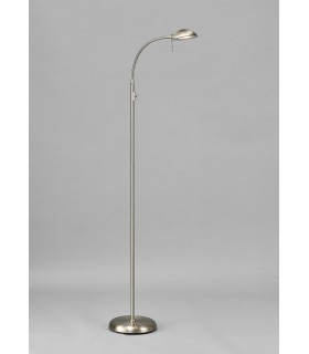 Floor Task Lamp 1 Light G9 Satin Nickel - 2