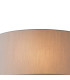 Baymont White 3 Light E27 Universal Flush Ceiling Fixture With 40cm x 18cm Faux Silk Shade Grey/White Laminate-6