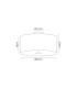 Baymont Polished Chrome 3 Light E27 Drop Flush With 40cm x 18cm Silver Leaf Shade-3