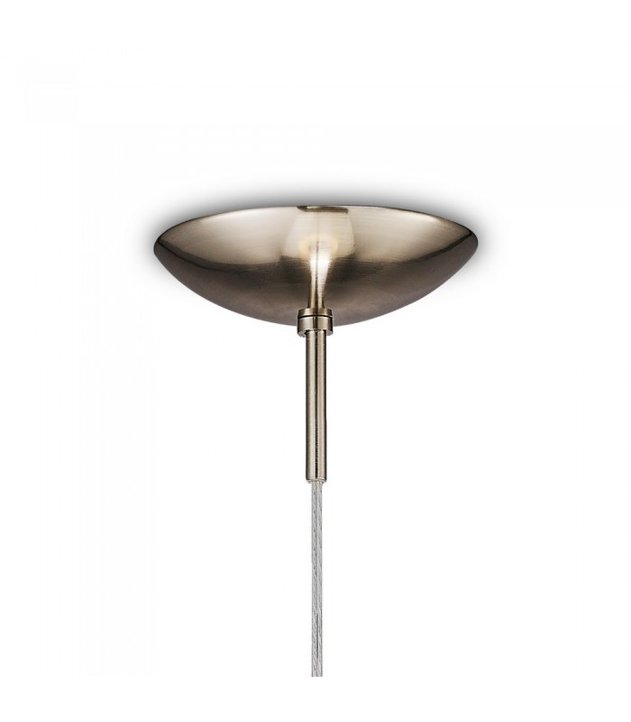Small Globe Ceiling Pendant 1 Light E27 Frosted White Glass - 5