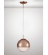 Small Globe Ceiling Pendant 1 Light E27 Copper - 2