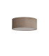 Baymont White 3 Light E27 Universal Flush Ceiling Fixture With 50cm x 20cm Dual Faux Silk Shade Nude Beige/Moonlight-4