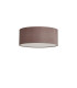 Baymont White 3 Light E27 Universal Flush Ceiling Fixture With 50cm x 20cm Dual Faux Silk Shade Taupe/Halo Gold-4