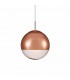 Small Globe Ceiling Pendant 1 Light E27 Copper - 4