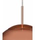 Small Globe Ceiling Pendant 1 Light E27 Copper - 5