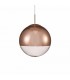 Medium Globe Ceiling Pendant 1 Light E27 Copper - 4