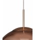 Medium Globe Ceiling Pendant 1 Light E27 Copper - 5