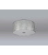 Baymont Polished Chrome 3 Light E27 Drop Flush With 50cm x 20cm Silver Leaf Shade-13