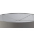 Baymont White 3 Light E27 Universal Flush Ceiling Fixture With 60cm x 22cm Faux Silk Shade Grey/White Laminate-8