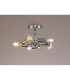 Baymont 28cm Polished Chrome 5 Light E27 Universal Drop Flush  Suitable For A Vast Selection Of Shades-2