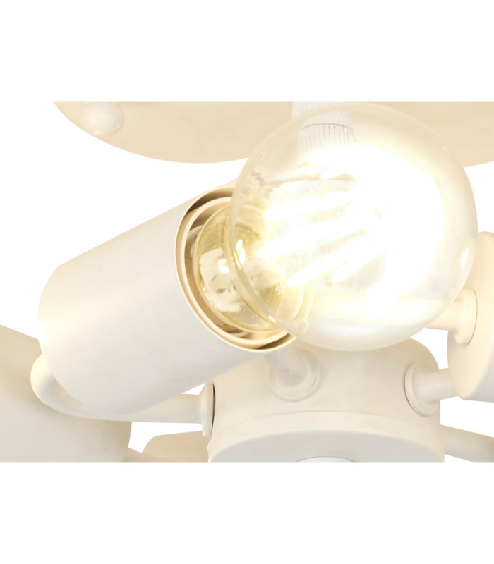 Baymont 25cm White 5 Light E27 Universal Flush Ceiling Fixture Suitable For A Vast Selection Of Shades-7
