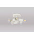 Baymont 25cm White 5 Light E27 Universal Flush Ceiling Fixture Suitable For A Vast Selection Of Shades-8