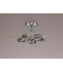 Baymont 28cm Polished Chrome 5 Light E27 Universal Drop Flush  Suitable For A Vast Selection Of Shades-10