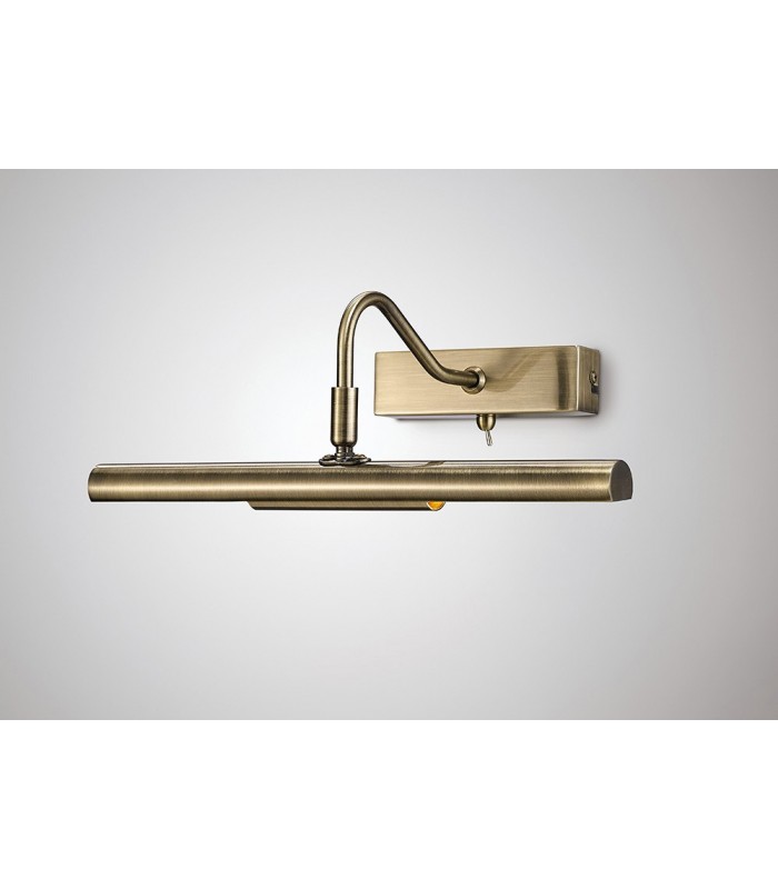 Picture Wall Lamp Switched 2 Light G9 Antique Brass - 2